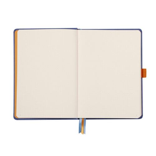 Libreta Rhodia A5 Pasta Dura Puntos Color Marino