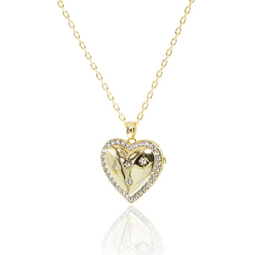 Relicario Corazón con Cristal Mayfer