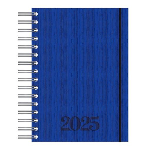 Agenda Premier 2025 con Espiral Diseño Piel Sintética Texturizada Upak