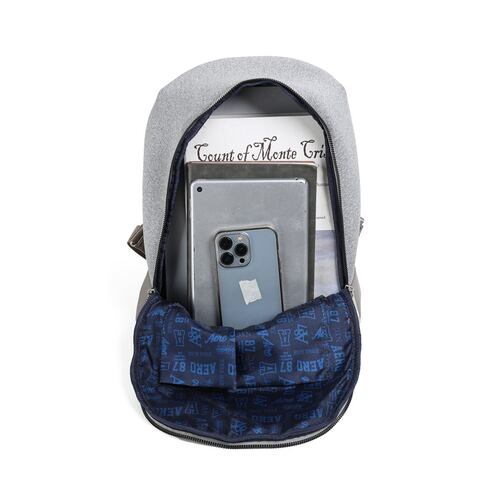 Bolso Backpack Aeropostale Gris para Mujer