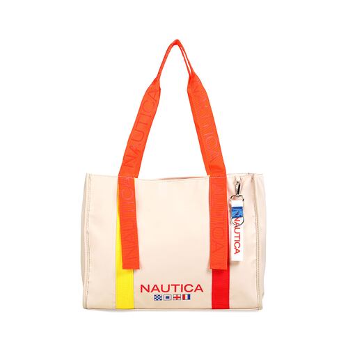Bolsa Tote Nautica Naranja para Mujer