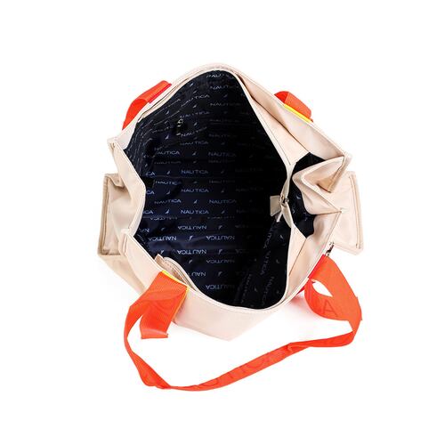 Bolsa Tote Nautica Naranja para Mujer