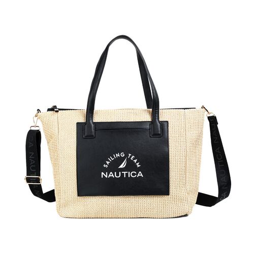 Bolsa Tote Nautica Negro para Mujer