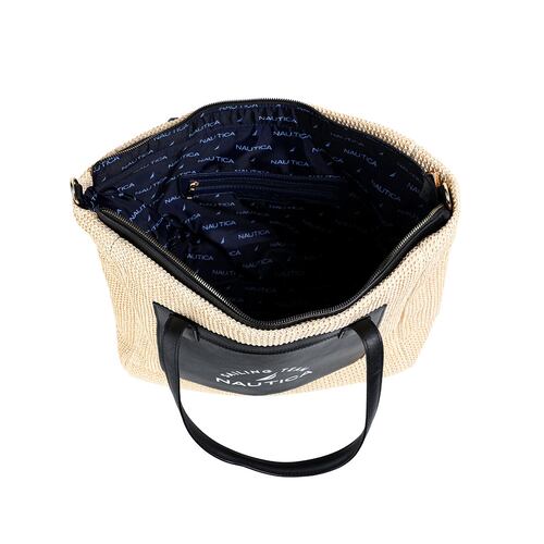 Bolsa Tote Nautica Negro para Mujer