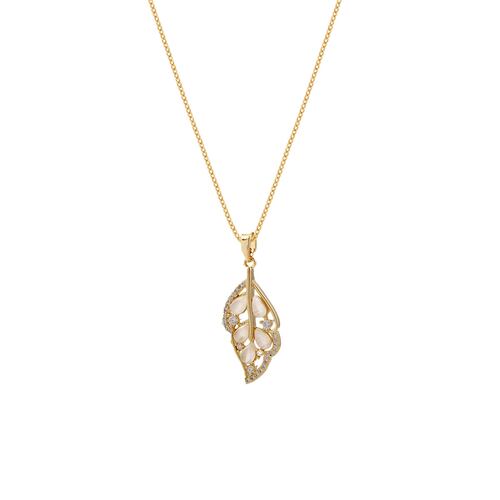 Collar Hoja Chapa de Oro Dorado Unlimited By Oro Boleado