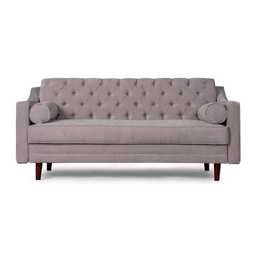 MAKORA Sofá Cama Reclinable Modelo Ambrosi Gris Claro