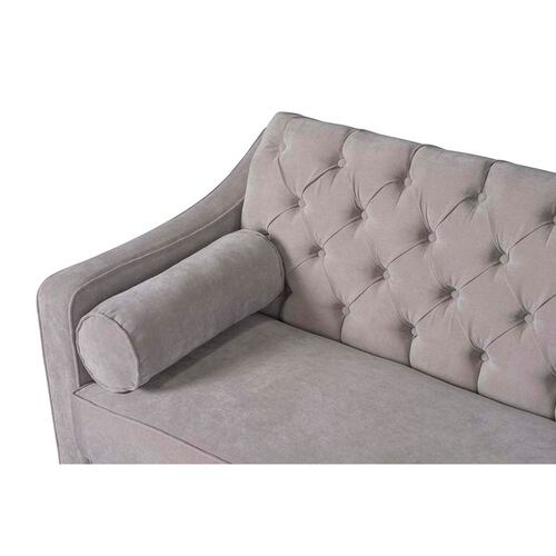 MAKORA Sofá Cama Reclinable Modelo Ambrosi Gris Claro
