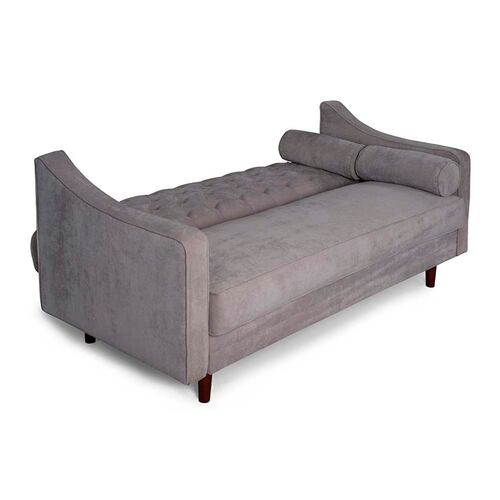 MAKORA Sofá Cama Reclinable Modelo Ambrosi Gris Claro