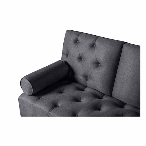 MAKORA Sofá Cama Paccino Lino Color Gris Oxford