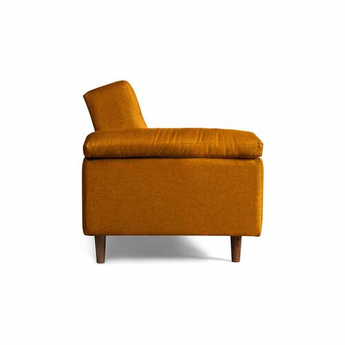 MAKORA Sofá Cama Andros Lino Color Mostaza