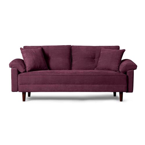 MAKORA Sofá Cama Reclinable Modelo Branson Morado