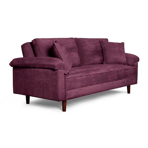 MAKORA Sofá Cama Reclinable Modelo Branson Morado
