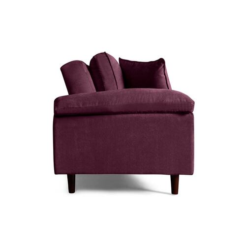 MAKORA Sofá Cama Reclinable Modelo Branson Morado