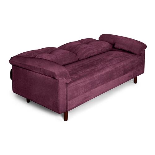 MAKORA Sofá Cama Reclinable Modelo Branson Morado