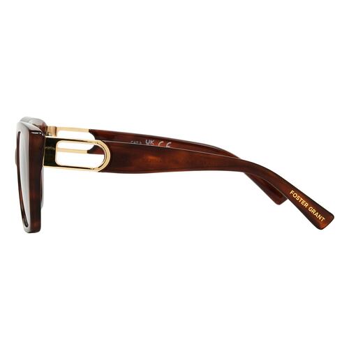 Lentes de Sol Foster Grant Café FG 25 511 BRN para Mujer