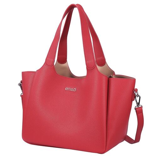 Bolso Tote Enso Rojo para Mujer
