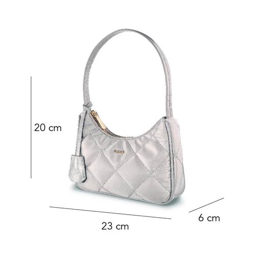 Bolsa Crossbody Enso Plata para Mujer