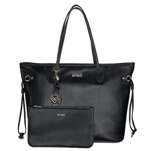 Tote Enso Color Negro para Mujer