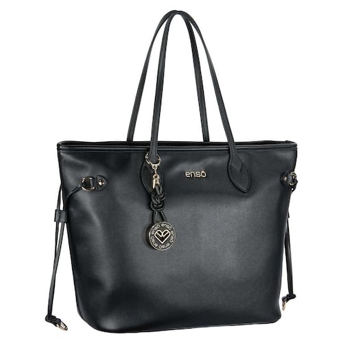 Tote Enso Color Negro para Mujer