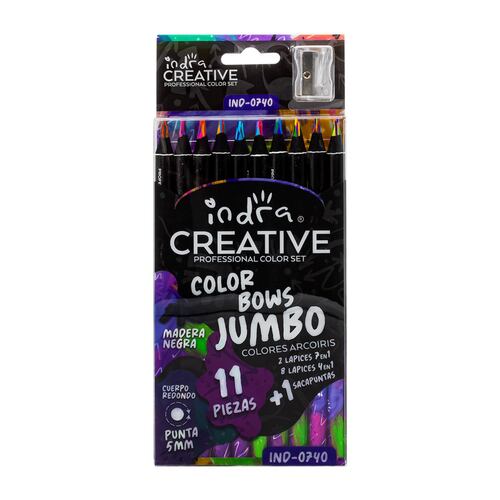 Paquete 10 Lápices Multicolor Jumbo