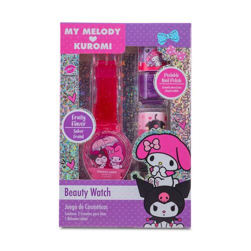 Juego de Cosméticos Beauty Watch Kuromi & My Melody