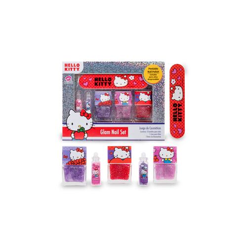 Juego de Cosméticos Glam Nail Set Hello Kitty
