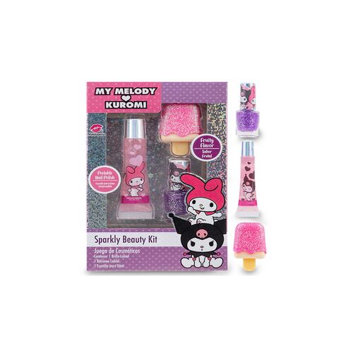 Juego de Cosméticos Sparkly Beauty Kit Kuromi &My Melody