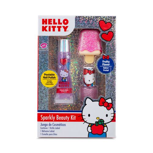 Juego de Cosméticos Sparkly Beauty Kit Hello Kitty