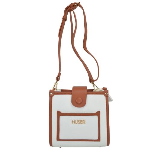 Bolso Crossbody Huser Blanco para Mujer