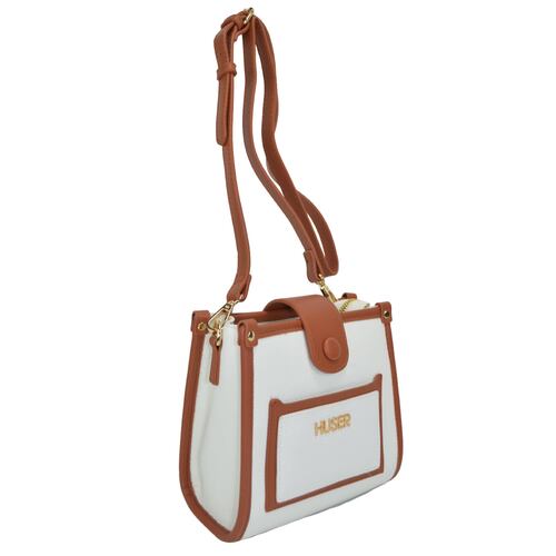 Bolso Crossbody Huser Blanco para Mujer