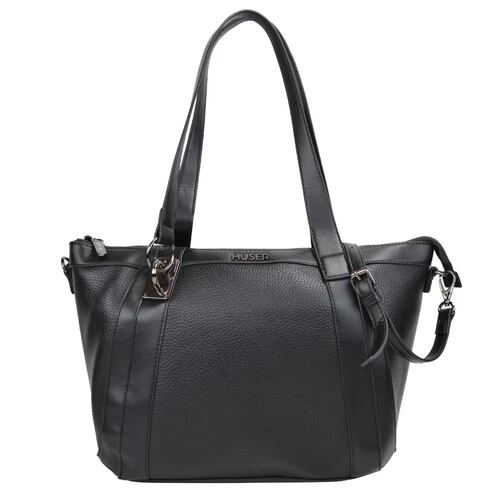 Bolso Tote Huser Negro para Mujer