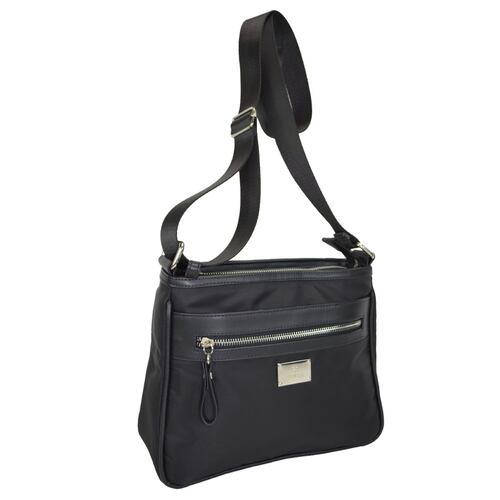 Bolso Crossbody Huser Negro para Mujer