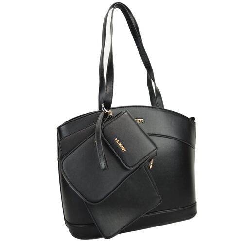 Bolso Tote Huser Negro para Mujer
