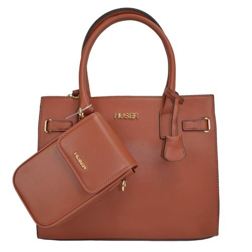 Bolso Satchel Huser Café para Mujer