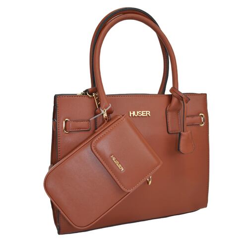 Bolso Satchel Huser Café para Mujer