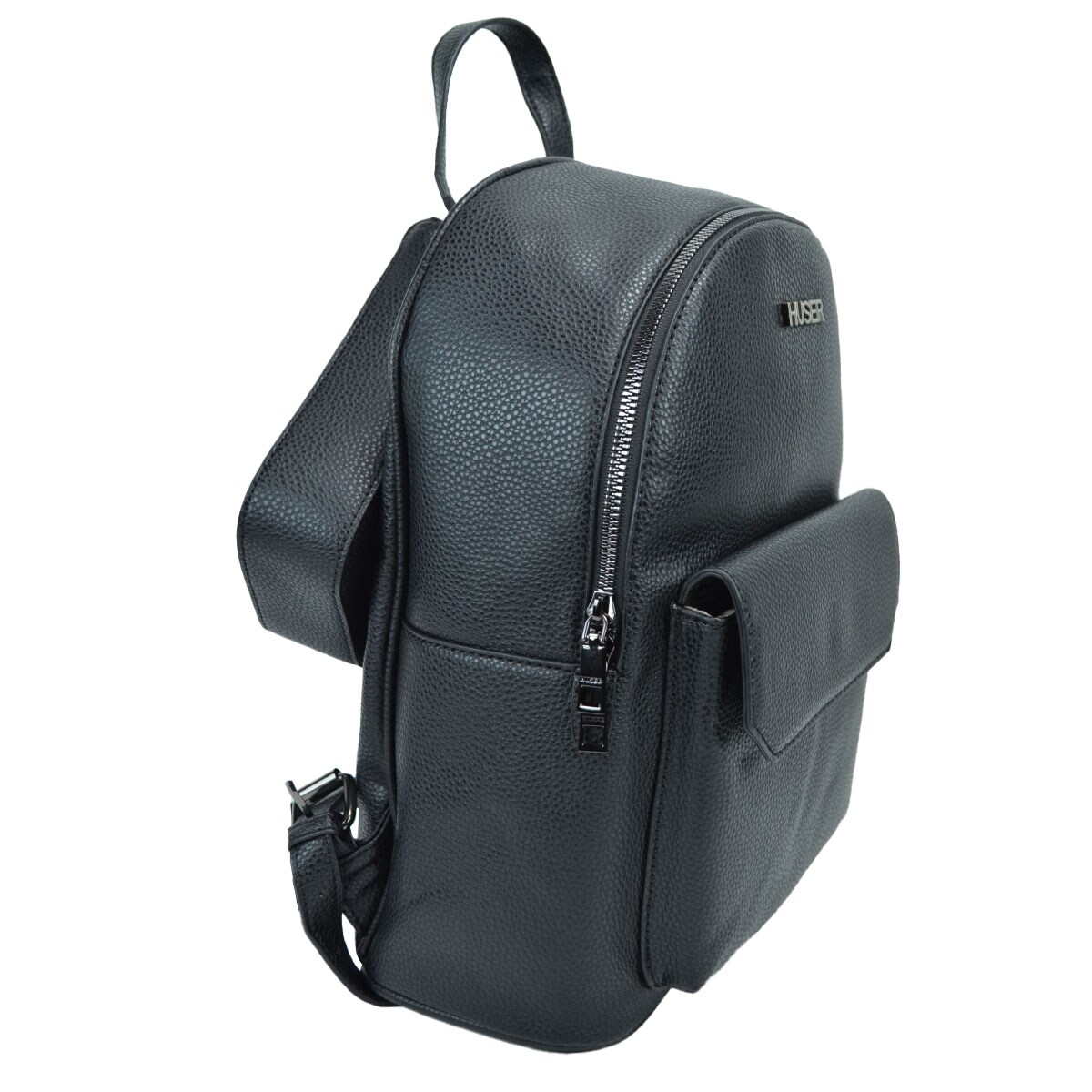 Bolso Backpack Huser Negro para Mujer display picture 1