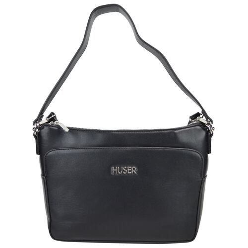 Bolso Crossbody Huser Negro para Mujer