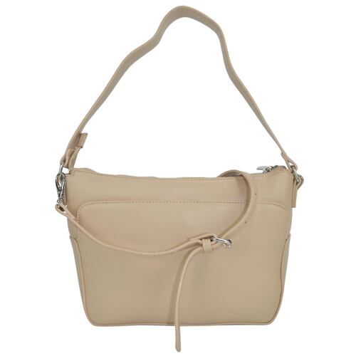 Bolso Crossbody Huser Beige para Mujer
