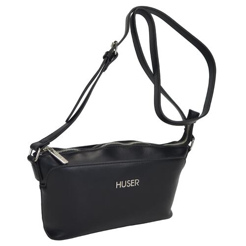 Bolso Crossbody Huser Negro para Mujer