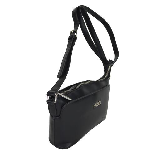 Bolso Crossbody Huser Negro para Mujer