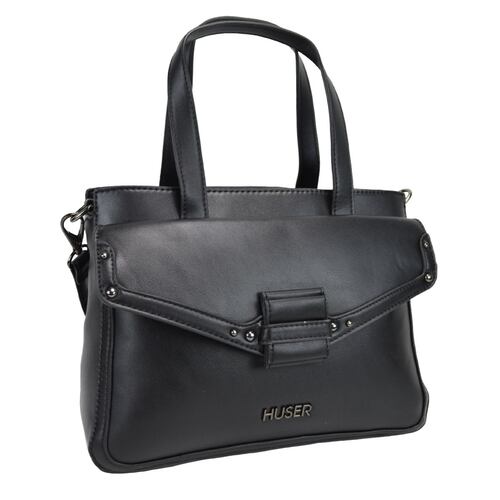 Bolso Crossbody Huser Negro para Mujer