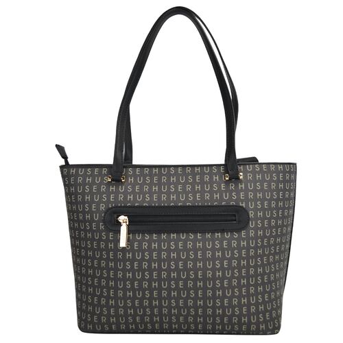 Bolso Tote Huser Negro para Mujer
