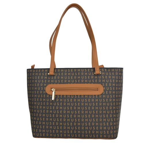 Bolso Tote Huser Café Claro para Mujer