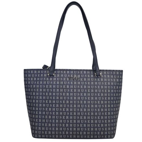 Bolso Tote Huser Azul para Mujer