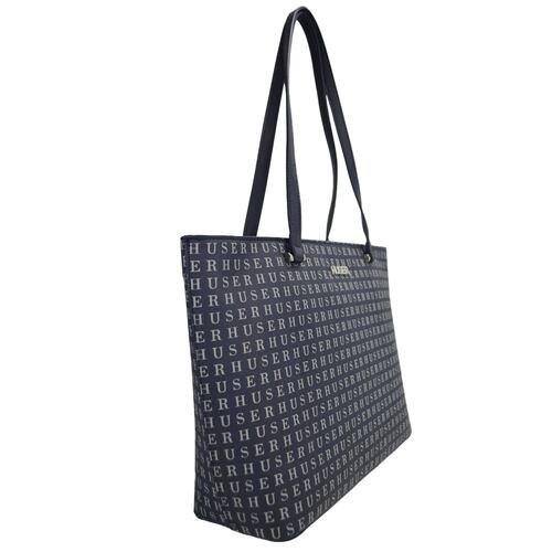 Bolso Tote Huser Azul para Mujer