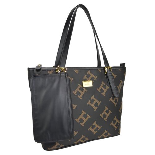Bolso Tote Huser Negro para Mujer