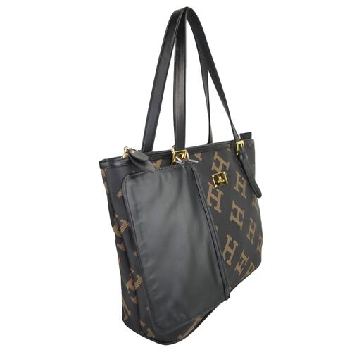 Bolso Tote Huser Negro para Mujer