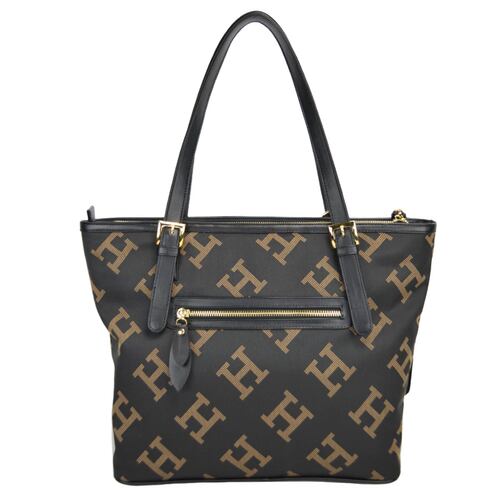 Bolso Tote Huser Negro para Mujer