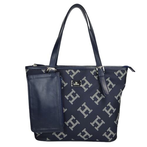 Bolso Tote Huser Azul para Mujer