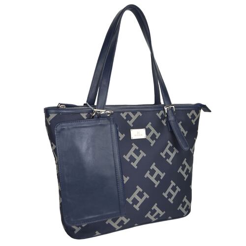 Bolso Tote Huser Azul para Mujer